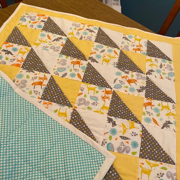 NEW Cute forest animal themed quilt - Picture 2 of 4